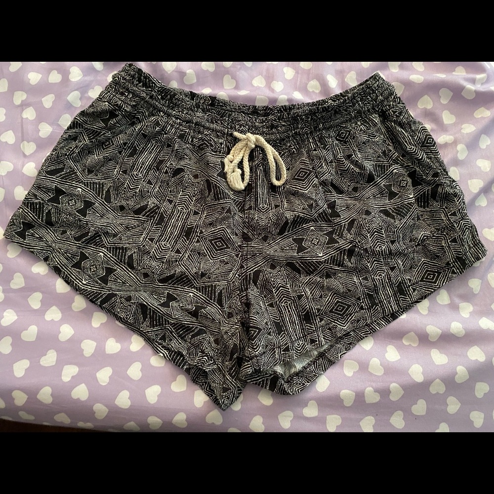 Patterned Extra Large Shorts